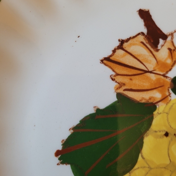 Vintage Blue Ridge Hand Painted Underglaze Southern Potteries Set of 4 Plates - Picture 8 of 9